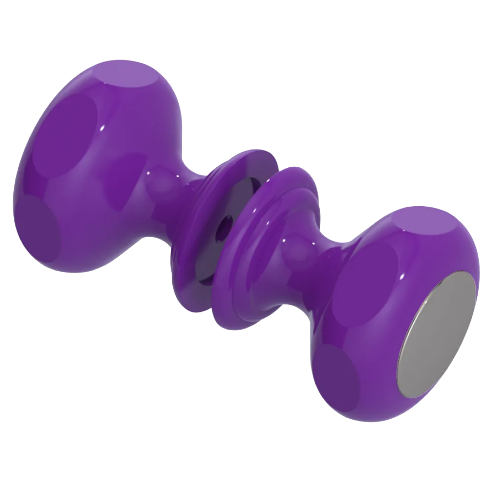 Rubinet Shower Door Knob (set) Purple Haze