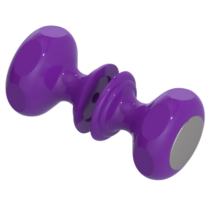 Rubinet Shower Door Knob (set) Purple Haze