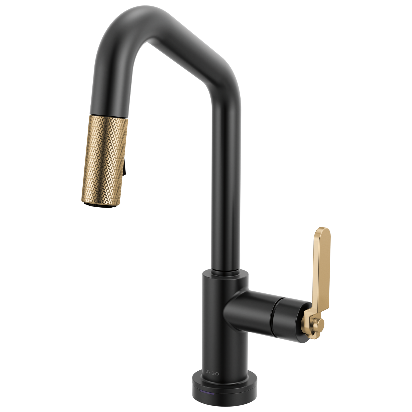 Brizo Smarttouch Pull Down Prep Faucet With Angle Spout Industrial Handle