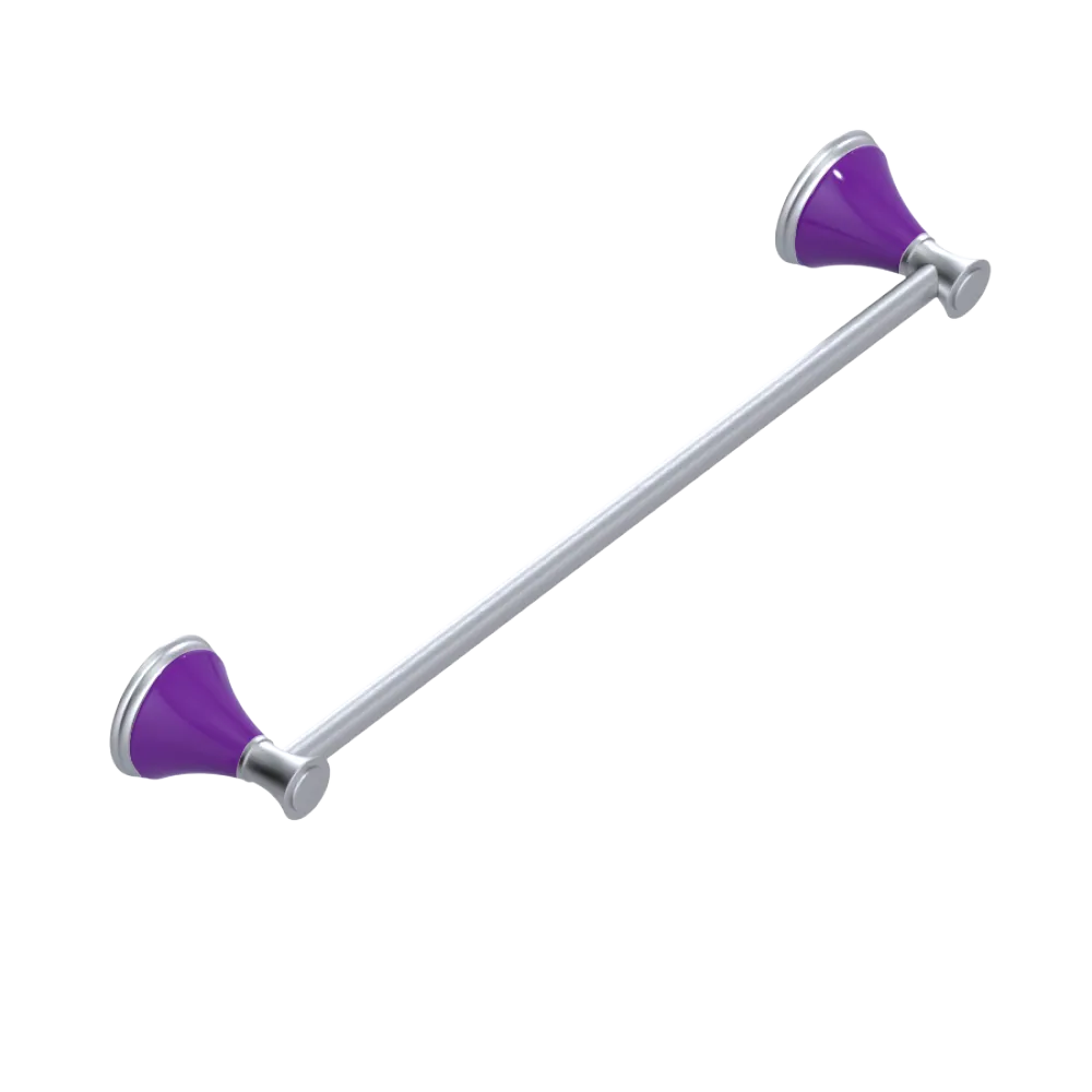 Rubinet Towel Bar 18" Satin Chrome