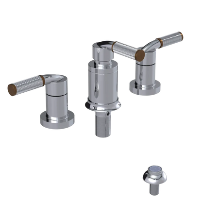Rubinet Bidet Fitting with Spray, Diverter, and Vacum Breaker (Less Drain) Chrome
