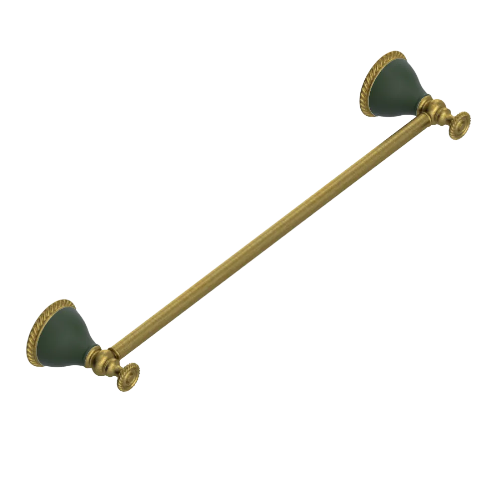Rubinet Towel Bar 18" Antique Brass Matt