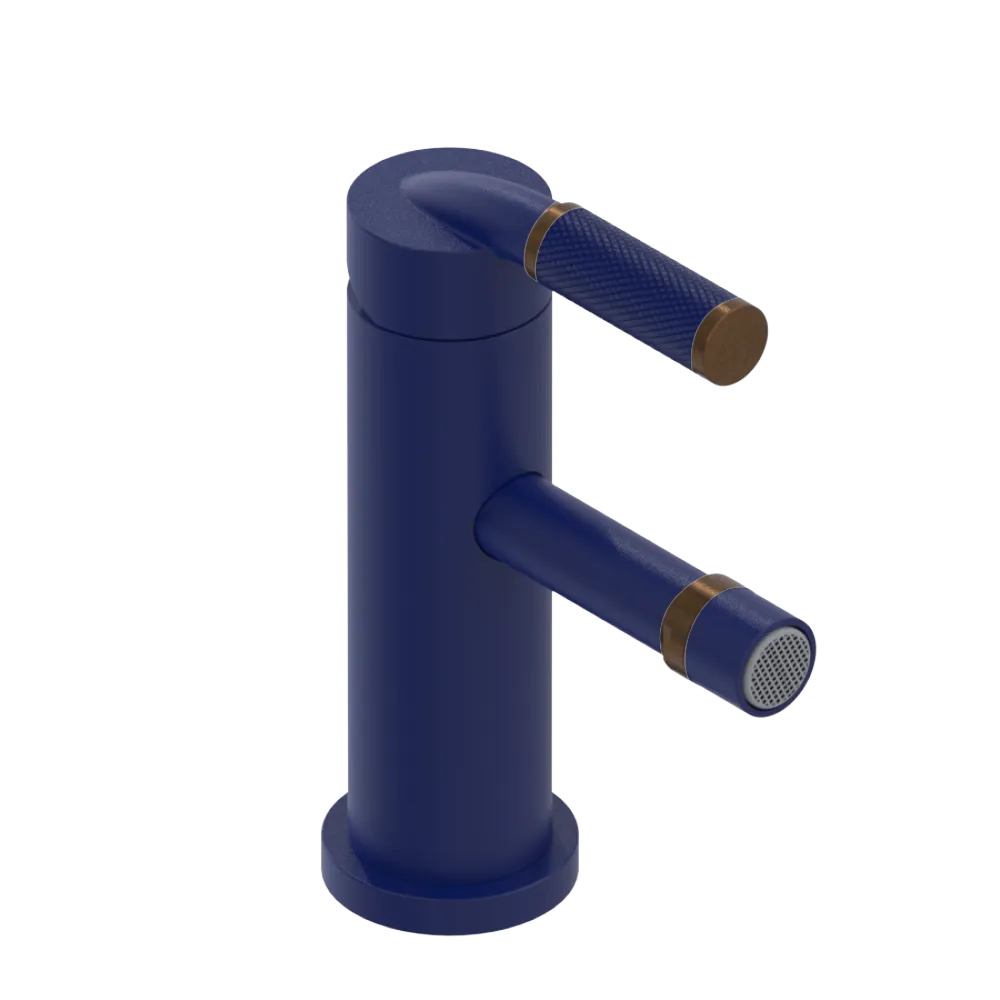 Rubinet Single Control Bidet Fitting (less drain) Midnight Blue