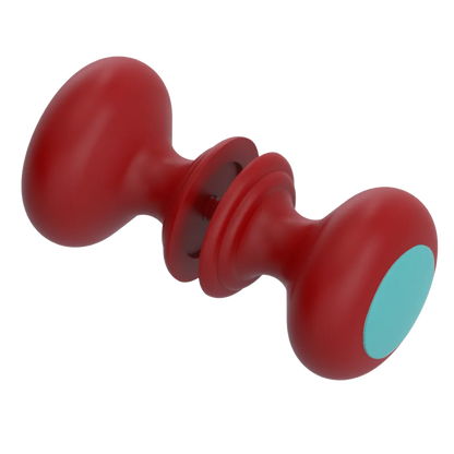 Rubinet Shower Door Knob (set) Maroon