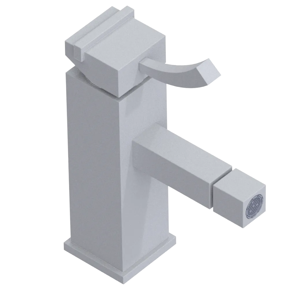Rubinet Single Control Bidet Fitting (less drain) Matt White