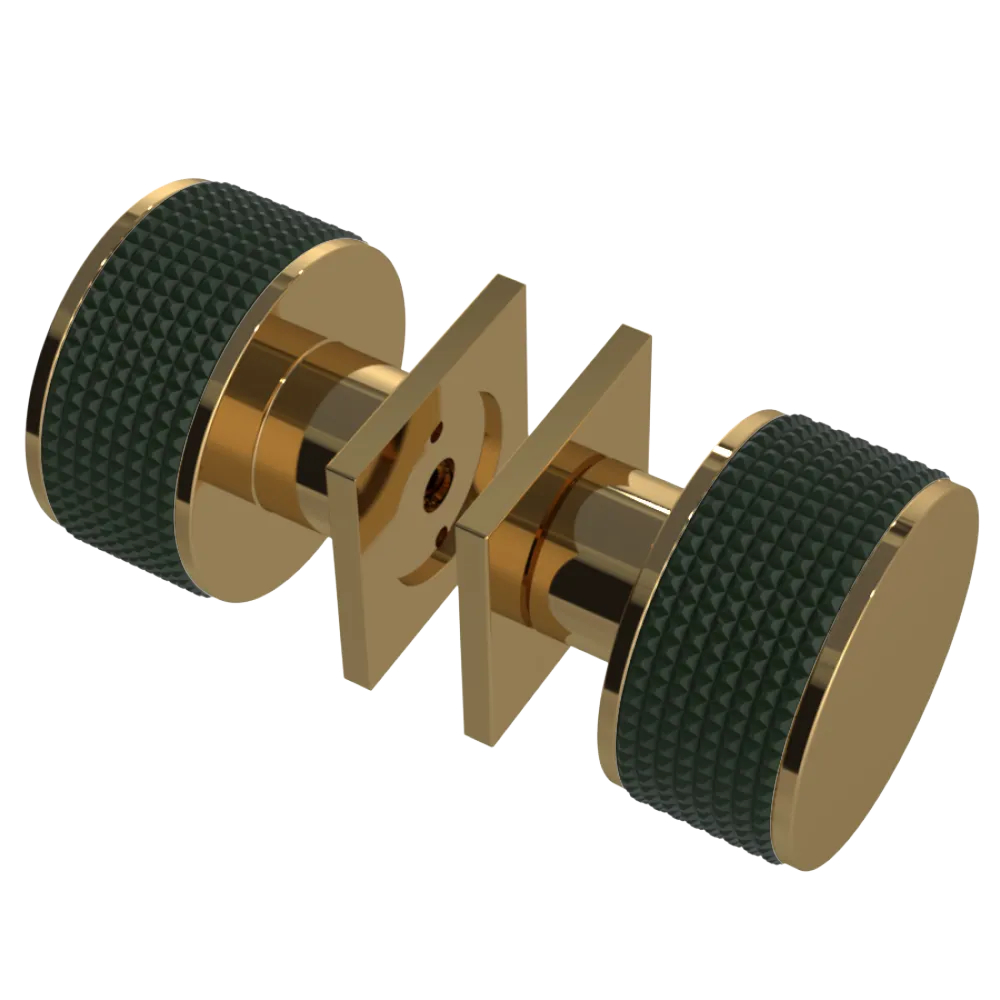 Rubinet Shower Door Knob (set) Gold