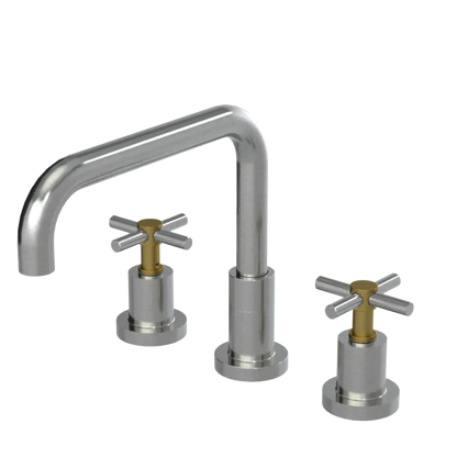 Rubinet Widespread Kitchen Set Satin Nickel
