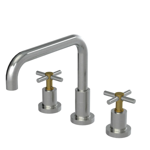 Rubinet Widespread Kitchen Set Satin Nickel
