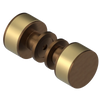 Rubinet Shower Door Knob (set) Tuscan Brass