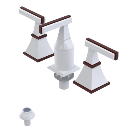 Rubinet Bidet Fitting with Spray, Diverter, and Vacum Breaker (Less Drain) White