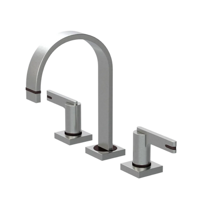 Rubinet Widespread Lav. Set. (less drain) Satin Nickel