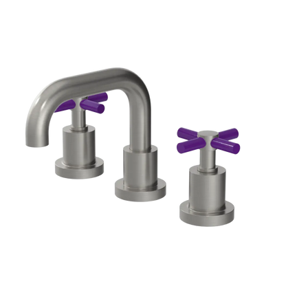 Rubinet Widespread Lav. Set. (less drain) Satin Nickel