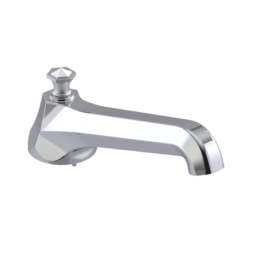 Rubinet Tub Filler Spout Deck Mount Chrome