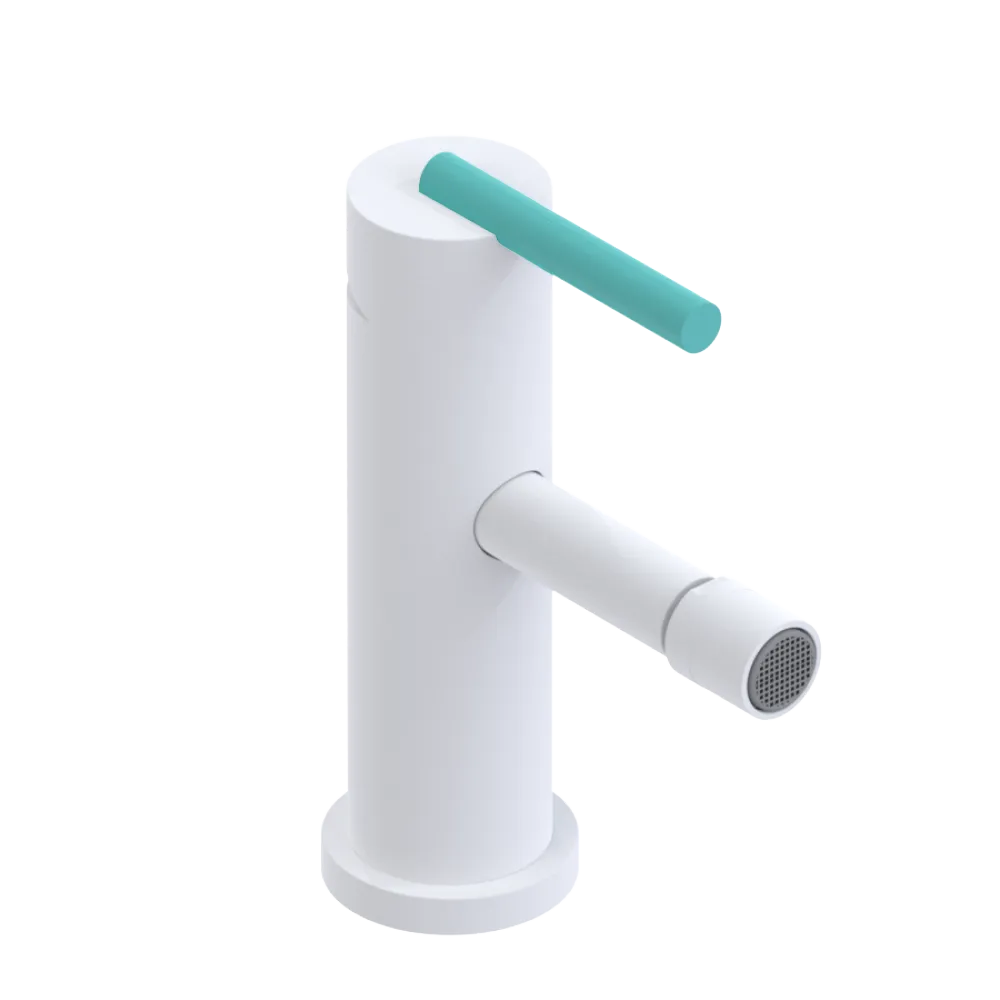 Rubinet Single Control Bidet Fitting (less drain) Matt White