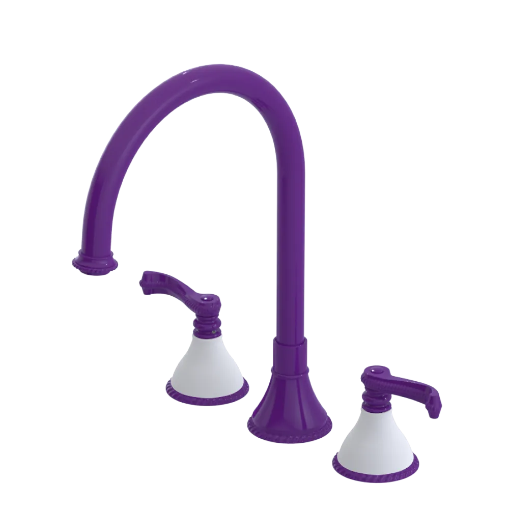 Rubinet Widespread Kitchen Set Purple Haze