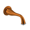 Rubinet Tub Filler Spout Wall Mount Antique Copper Matt
