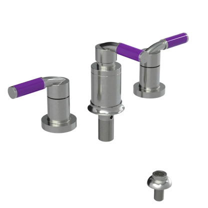Rubinet Bidet Fitting with Spray, Diverter, and Vacuum Breaker (less drain) Satin Nickel