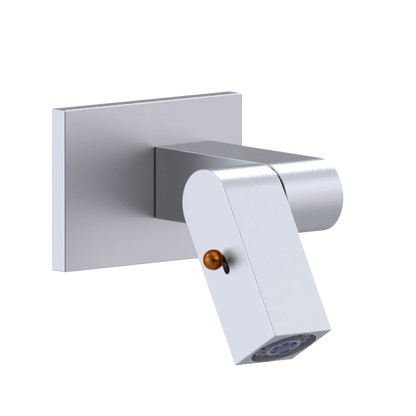 Rubinet Wall Mount Bidet & Foot Rinse with Dual Function Spray Satin Chrome