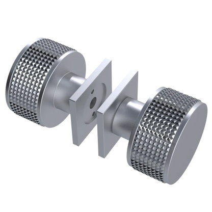 Rubinet Shower Door Knob (set) Satin Chrome