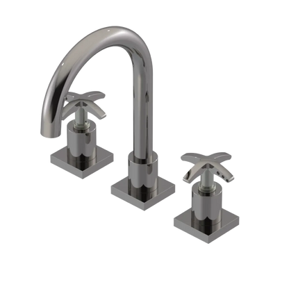 Rubinet Widespread Lav. Set. (less drain) Polished Nickel