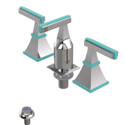 Rubinet Bidet Fitting with Spray, Diverter, and Vacum Breaker (Less Drain) Polished Nickel