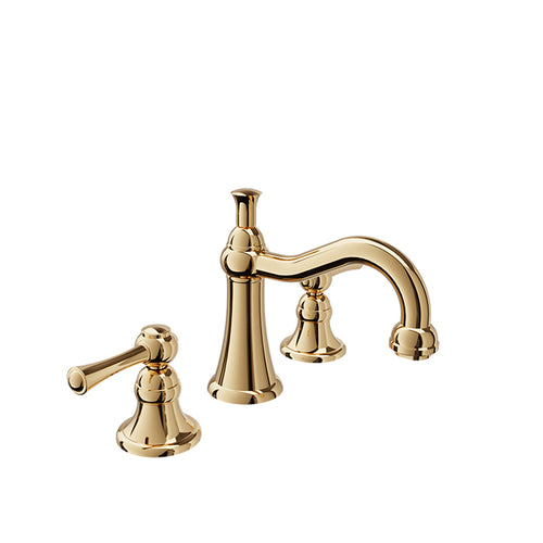 Baril 8" c/c lavatory faucet, drain included