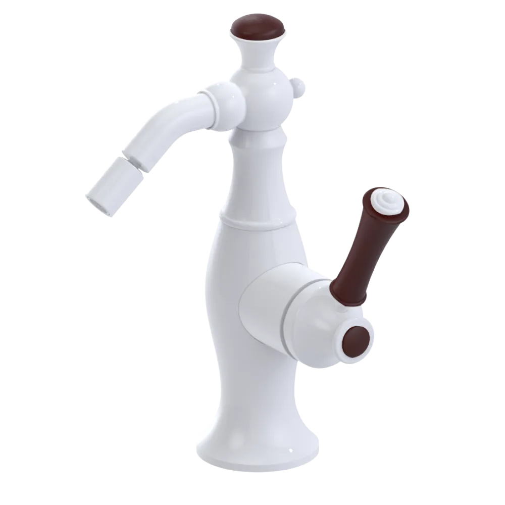 Rubinet Single Control Bidet Fitting (less drain) White