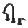 Rubinet Widespread Lav set (less drain) Matt Black