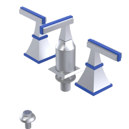 Rubinet Bidet Fitting with Spray, Diverter, and Vacum Breaker (Less Drain) Satin Chrome