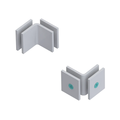 Rubinet 90 Glass to Glass Open Face White