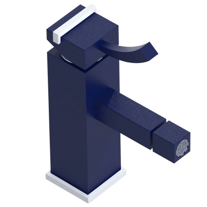 Rubinet Single Control Bidet Fitting (less drain) Midnight Blue