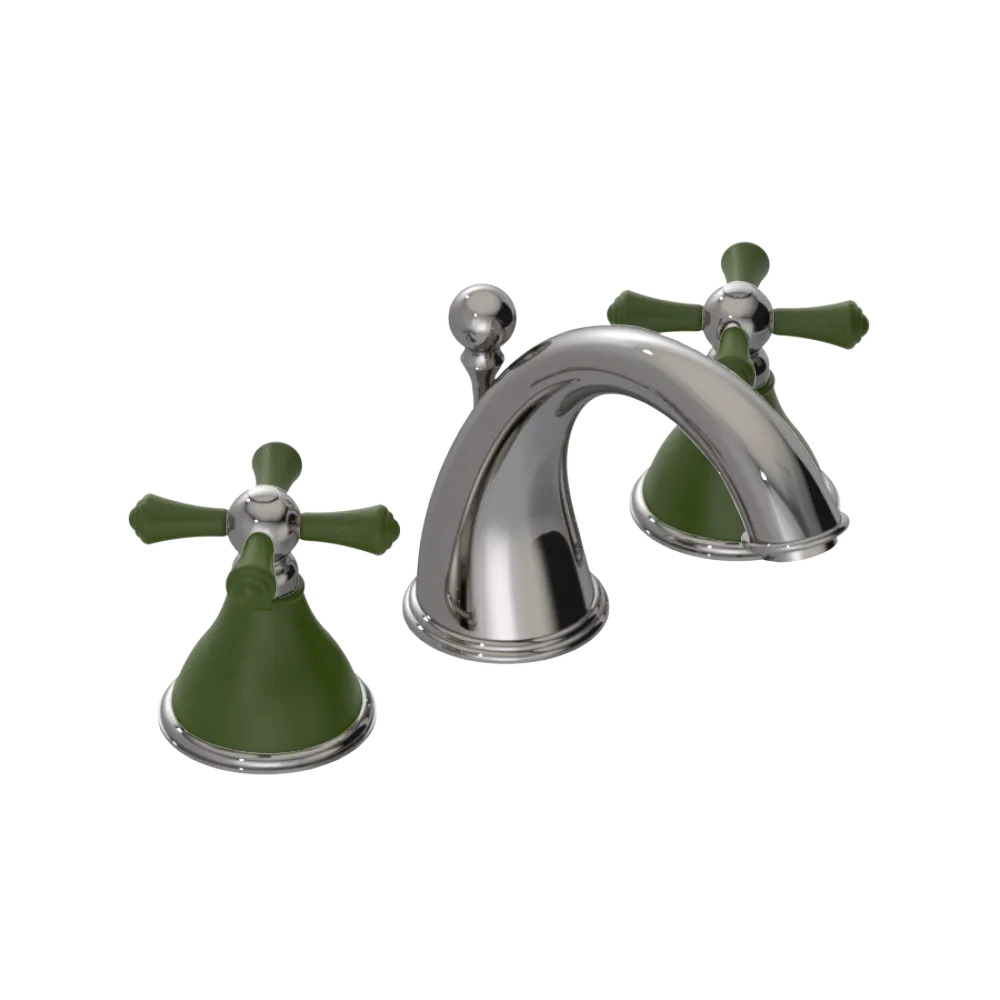 Rubinet Widespread Lav. Set. (less drain) Polished Nickel