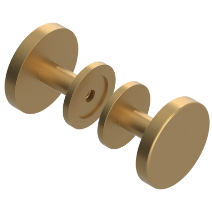 Rubinet Shower Door Knob (set) Satin Gold