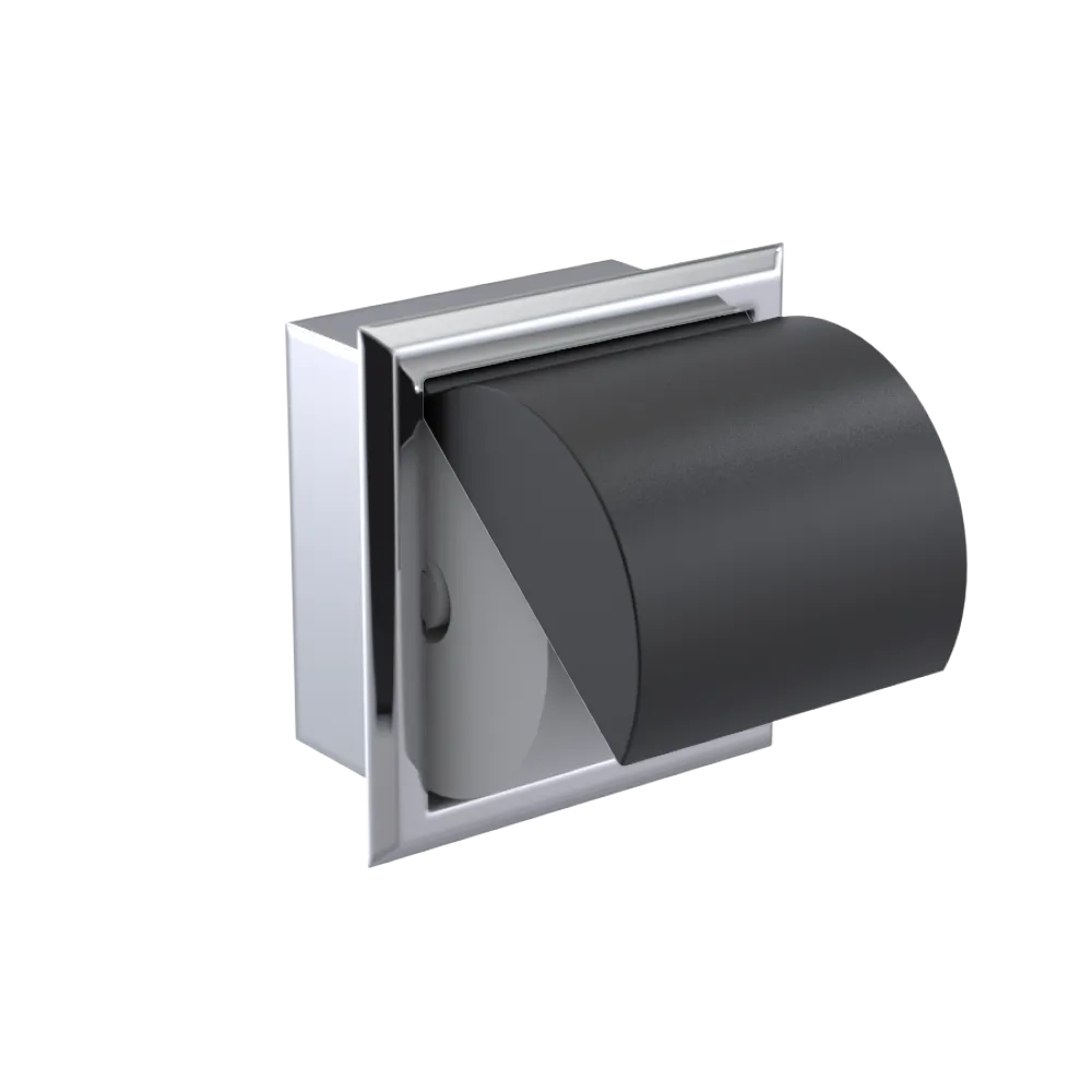 Rubinet RECESSED TOILET PAPER HOLDER Chrome