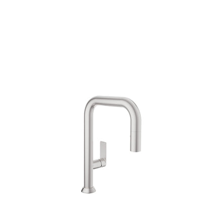 Baril Single-hole bar / prep kitchen faucet with 2-function pull-down spray