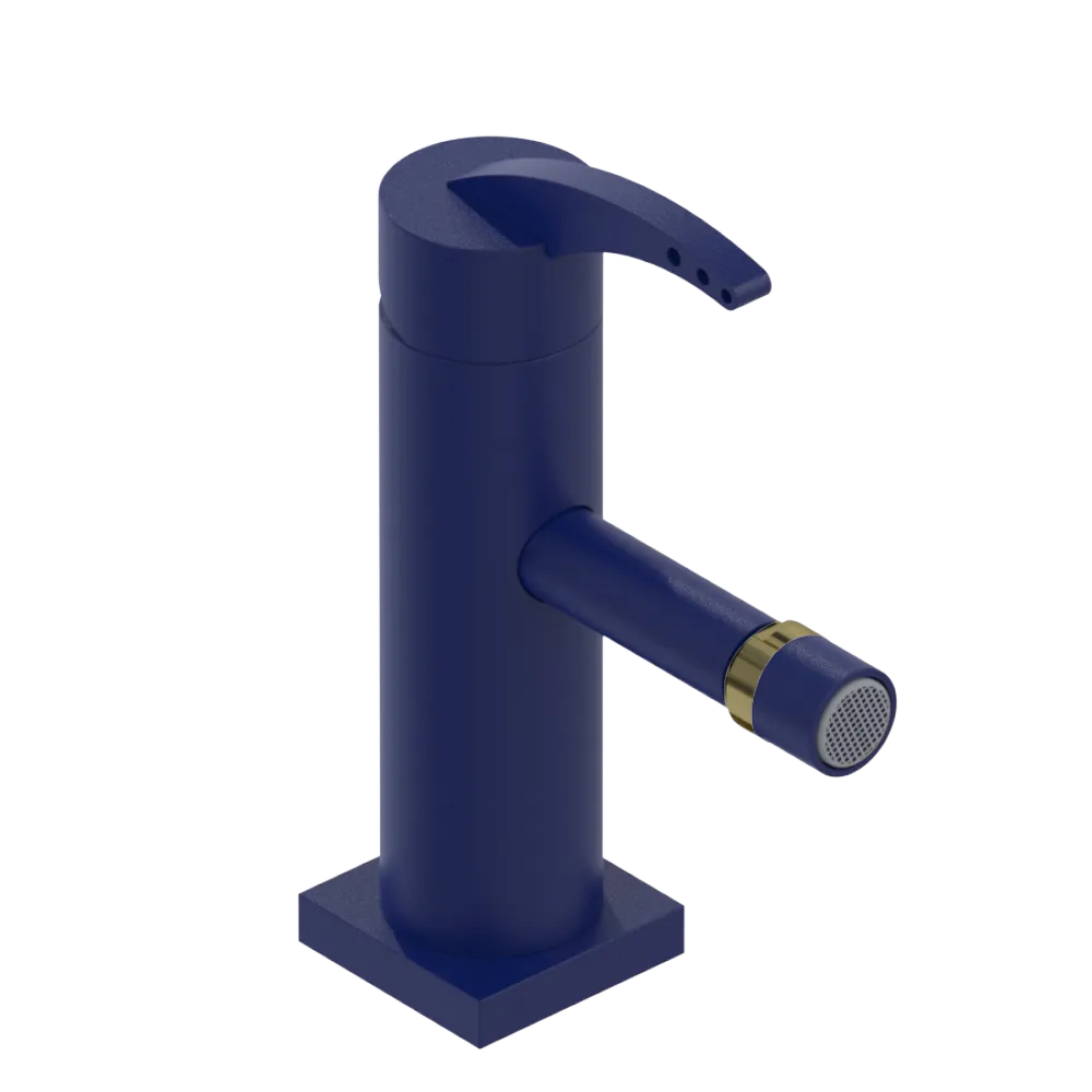Rubinet Single Control Bidet Fitting (less drain) Midnight Blue