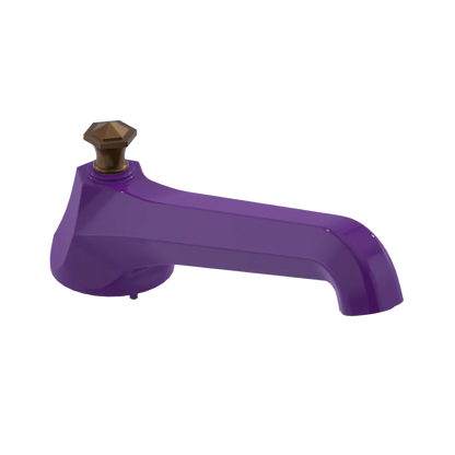 Rubinet Tub Filler Spout Deck Mount Purple Haze