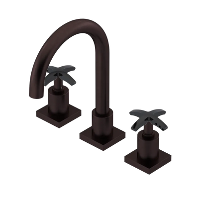 Rubinet Widespread Lav. Set. (less drain) Oil Rubbed Bronze