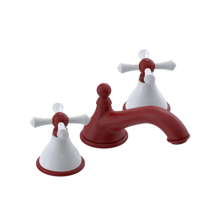 Rubinet Widespread Lav. Set. (less drain) Maroon