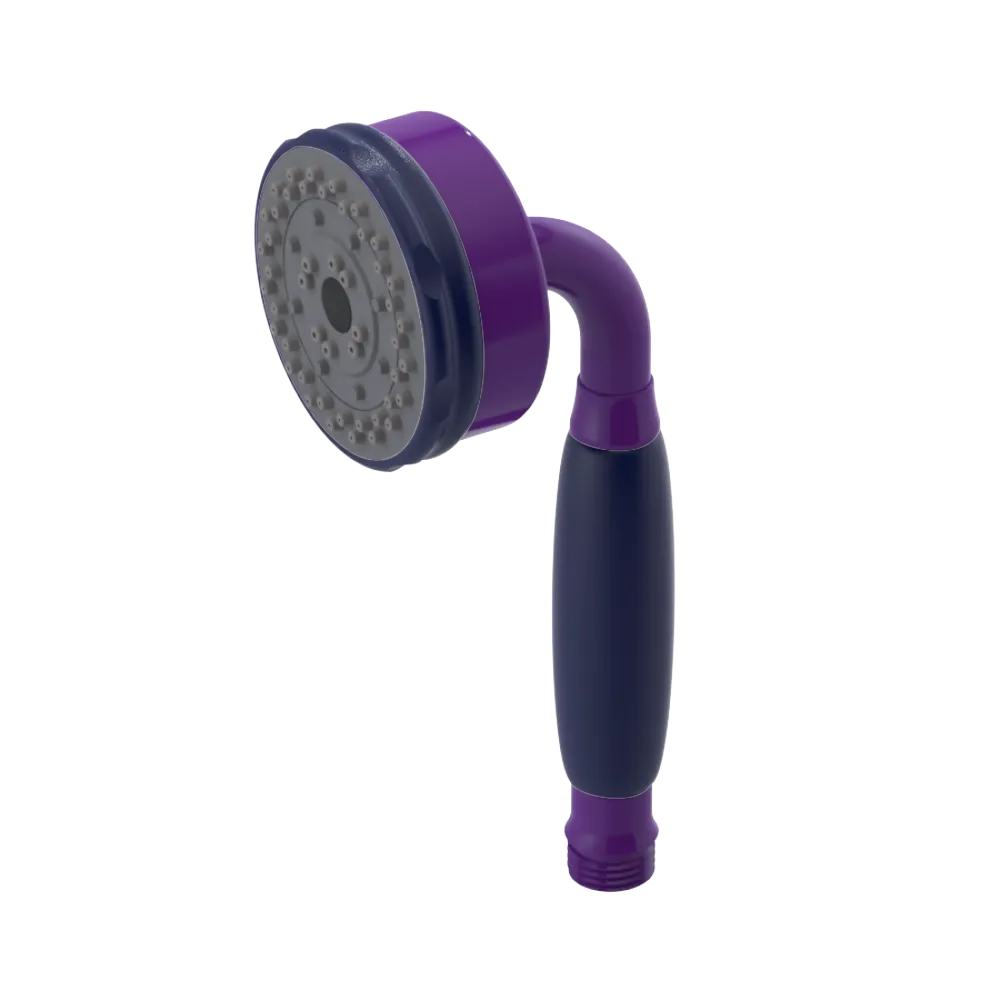 Rubinet 3 Function Hand Held Shower Only Purple Haze