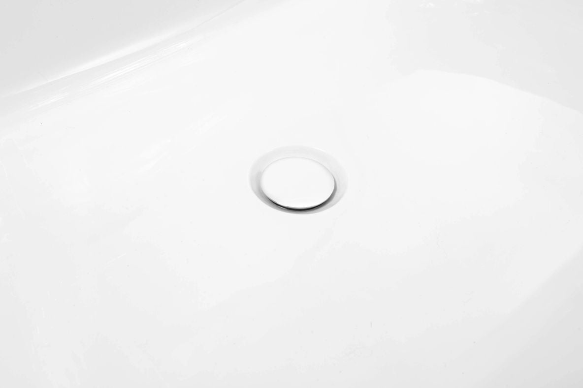 Marina Matte White 67" x 32" Freestanding Bathtub - FBM6732