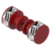 Rubinet Shower Door Knob (set) Maroon