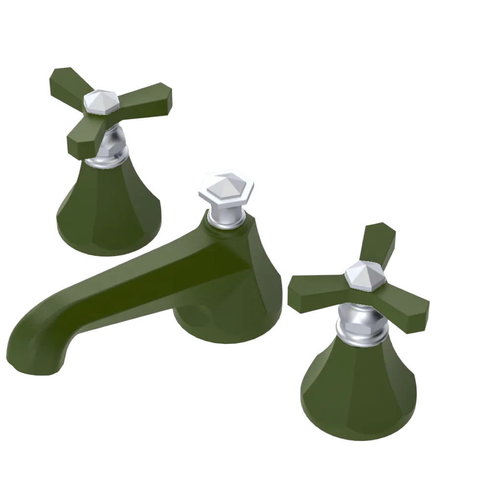 Rubinet Widespread Lav. Set. (less drain) Green Envy