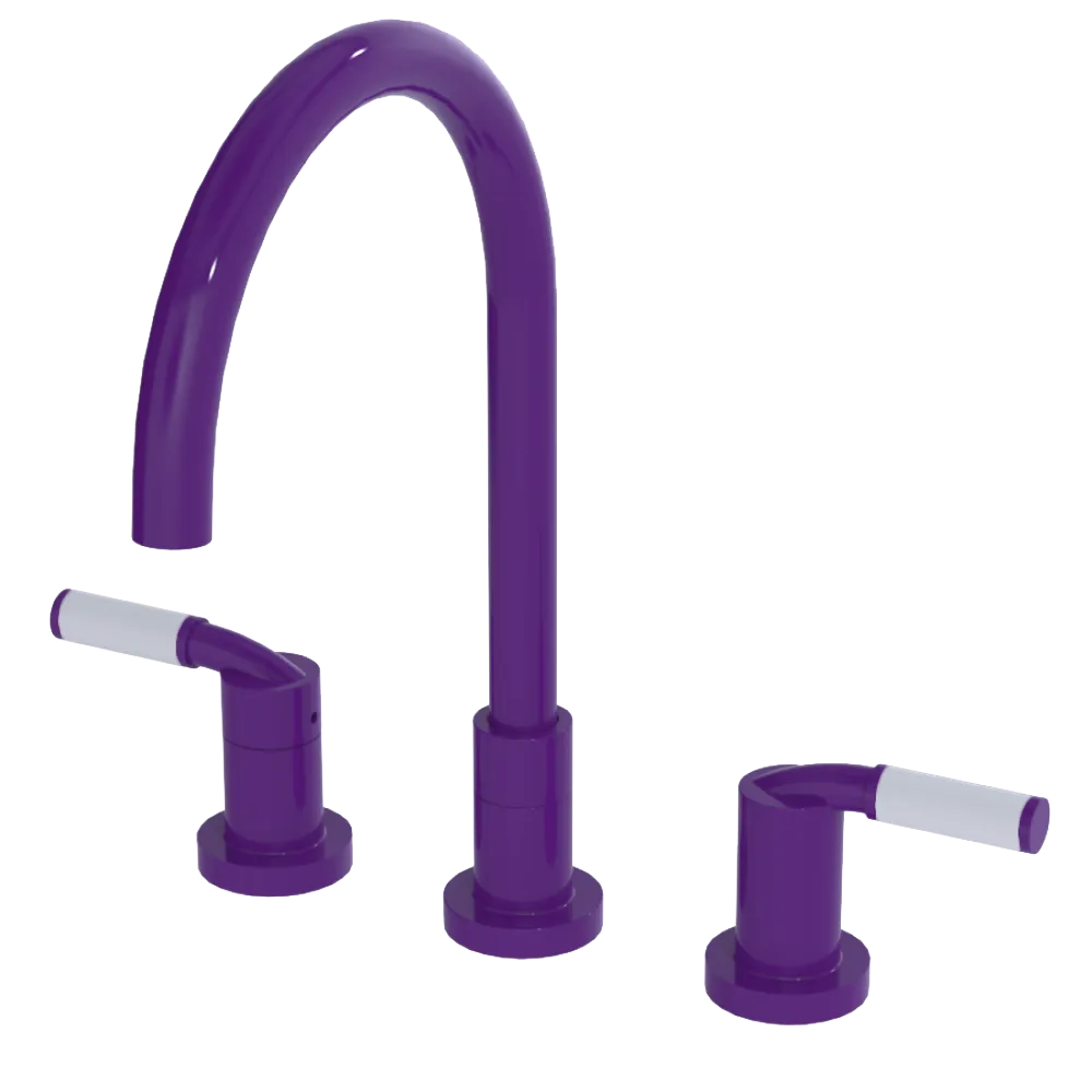 Rubinet Widespread Kitchen Set Purple Haze