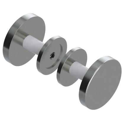 Rubinet Shower Door Knob (set) Satin Nickel