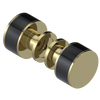 Rubinet Shower Door Knob (set) Natural Brass