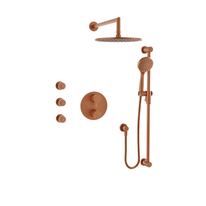 Baril Complete thermostatic pressure balanced shower kit
