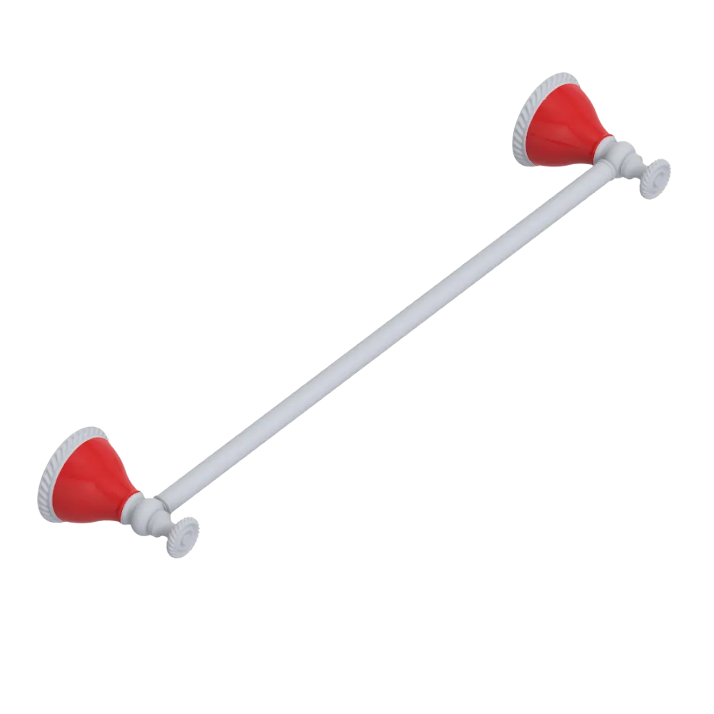 Rubinet Towel Bar 18" Matt White