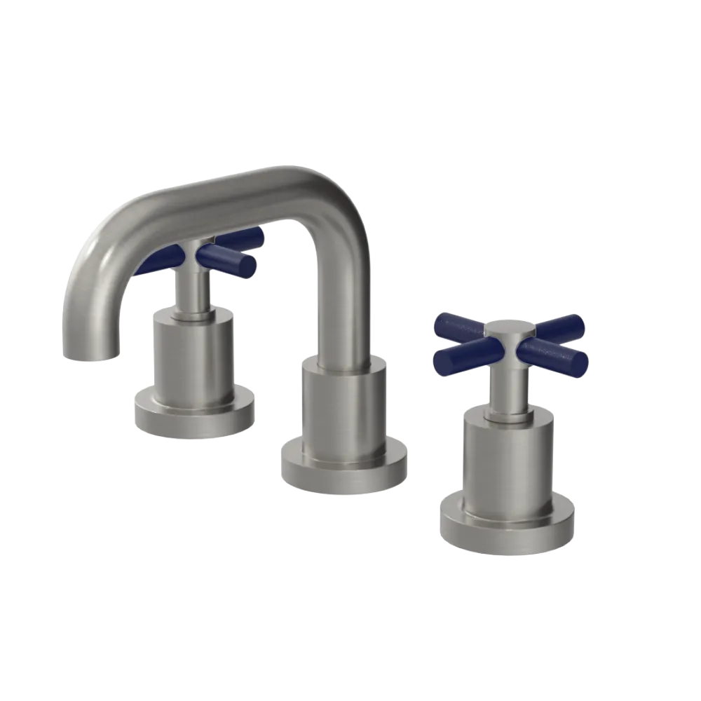 Rubinet Widespread Lav. Set. (less drain) Satin Nickel