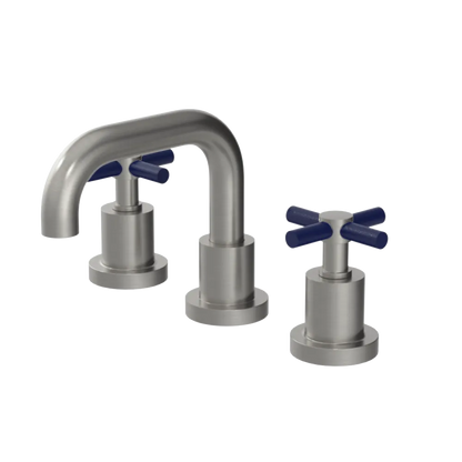 Rubinet Widespread Lav. Set. (less drain) Satin Nickel